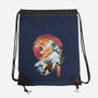 Traditional Landscape-none drawstring bag-dandingeroz