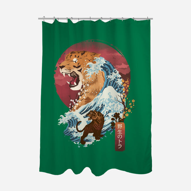 Traditional Landscape-none polyester shower curtain-dandingeroz