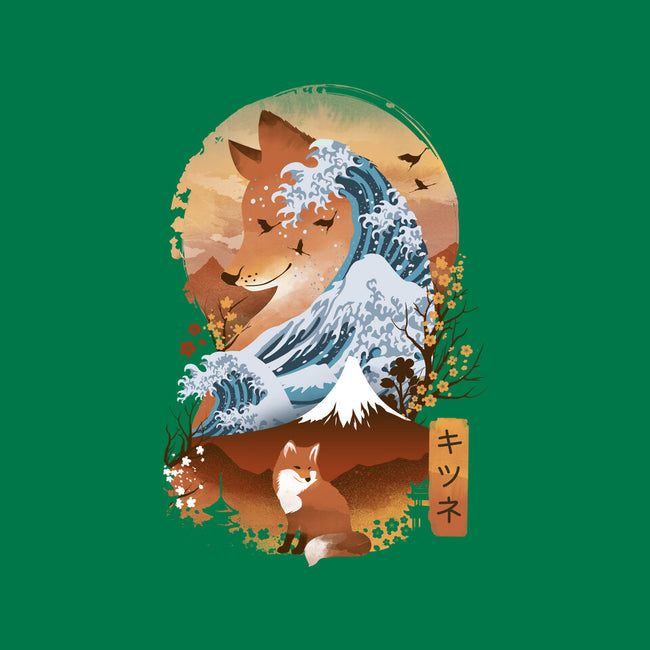 Kitsune Landscape-none drawstring bag-dandingeroz