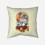 Kitsune Landscape-none removable cover w insert throw pillow-dandingeroz