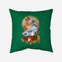 Kitsune Landscape-none removable cover w insert throw pillow-dandingeroz