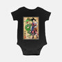 Ronin Saiyan-baby basic onesie-DrMonekers