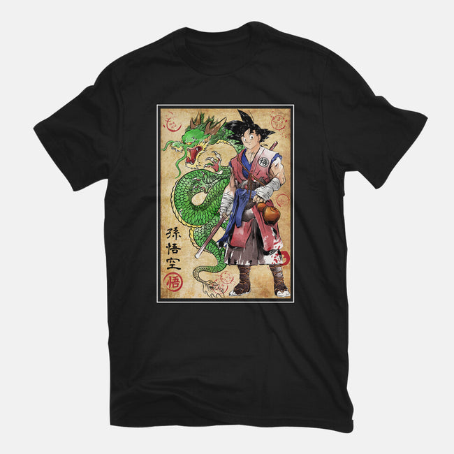 Ronin Saiyan-womens basic tee-DrMonekers