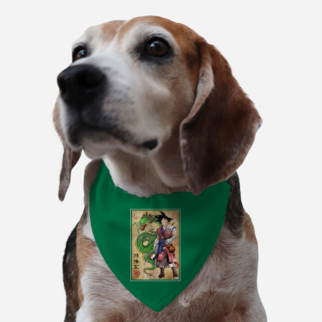 Ronin Saiyan-dog adjustable pet collar-DrMonekers