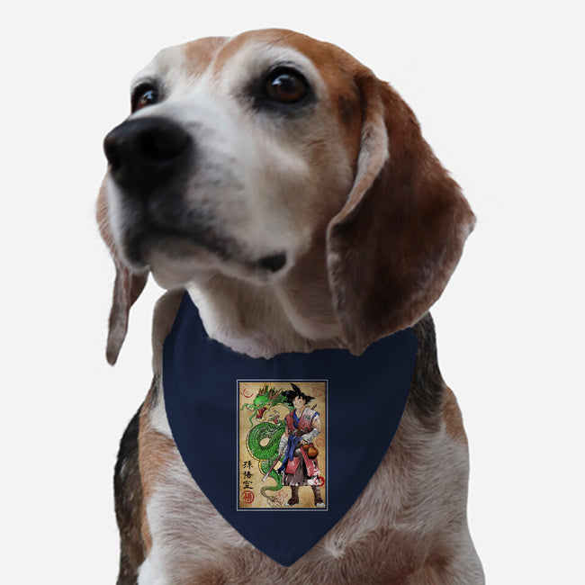 Ronin Saiyan-dog adjustable pet collar-DrMonekers