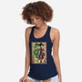 Ronin Saiyan-womens racerback tank-DrMonekers