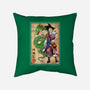 Ronin Saiyan-none non-removable cover w insert throw pillow-DrMonekers