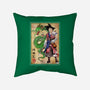 Ronin Saiyan-none removable cover w insert throw pillow-DrMonekers