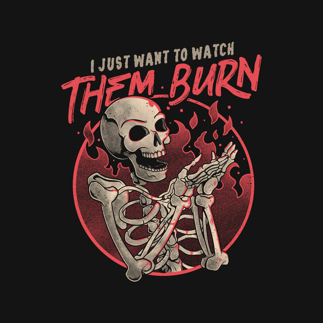 Watch Them Burn-none polyester shower curtain-eduely