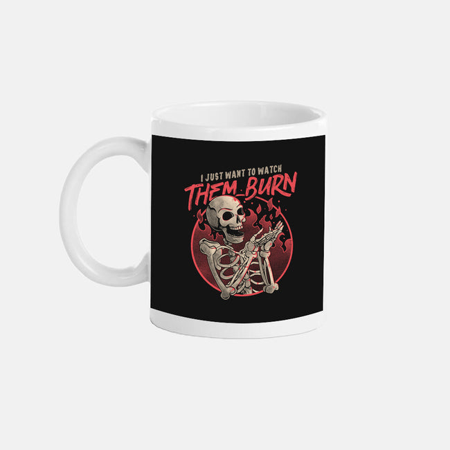 Watch Them Burn-none glossy mug-eduely