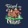 Friend Of Nature-womens v-neck tee-TechraNova