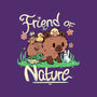 Friend Of Nature-womens fitted tee-TechraNova