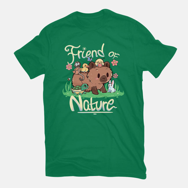Friend Of Nature-womens fitted tee-TechraNova