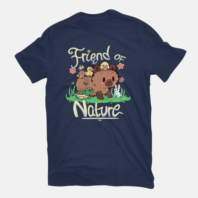 Friend Of Nature-womens fitted tee-TechraNova