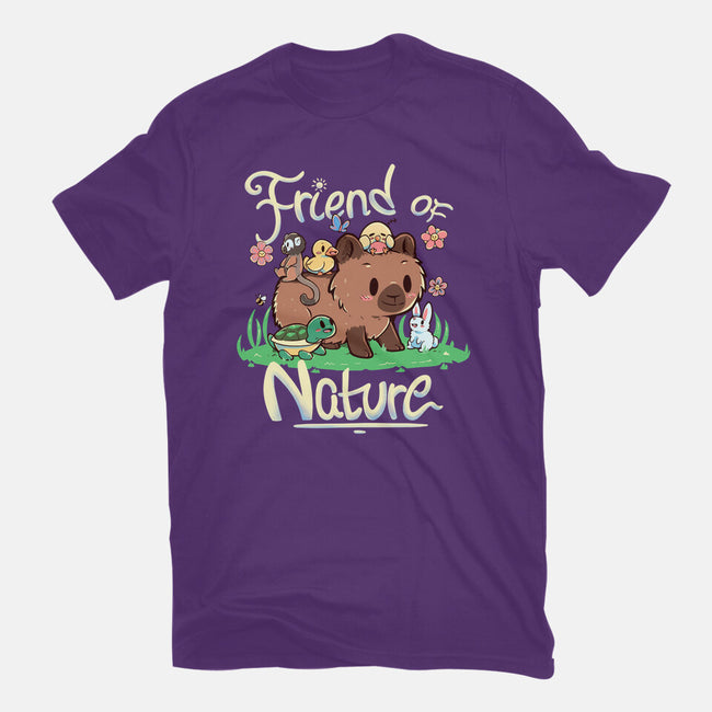 Friend Of Nature-womens fitted tee-TechraNova