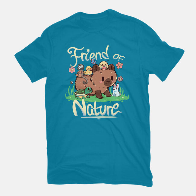 Friend Of Nature-womens fitted tee-TechraNova