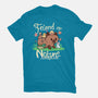 Friend Of Nature-womens fitted tee-TechraNova