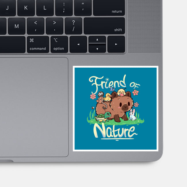 Friend Of Nature-none glossy sticker-TechraNova