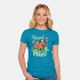 Friend Of Nature-womens fitted tee-TechraNova