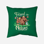 Friend Of Nature-none non-removable cover w insert throw pillow-TechraNova