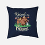Friend Of Nature-none non-removable cover w insert throw pillow-TechraNova