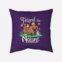 Friend Of Nature-none non-removable cover w insert throw pillow-TechraNova