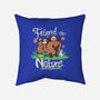 Friend Of Nature-none non-removable cover w insert throw pillow-TechraNova