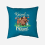 Friend Of Nature-none removable cover throw pillow-TechraNova