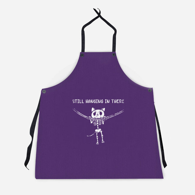 Still Hanging In There-unisex kitchen apron-Paul Simic