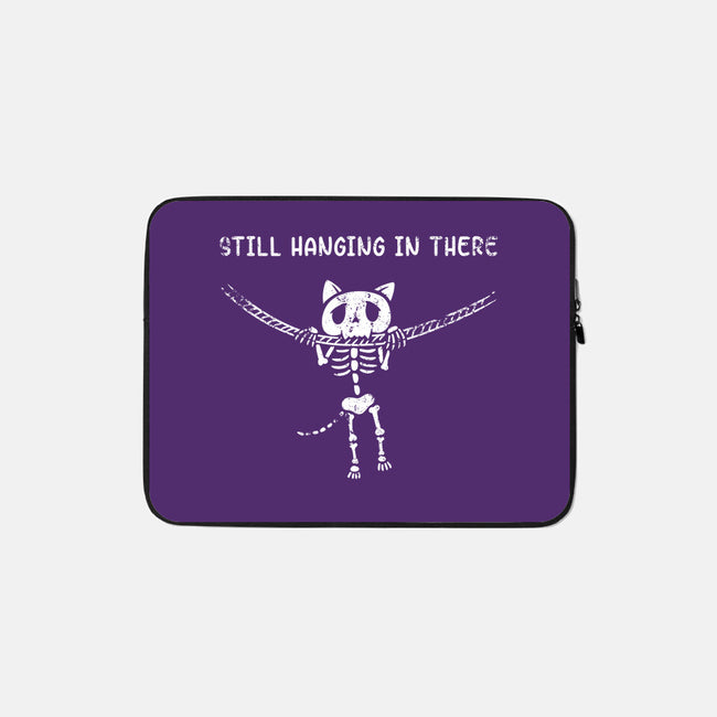 Still Hanging In There-none zippered laptop sleeve-Paul Simic