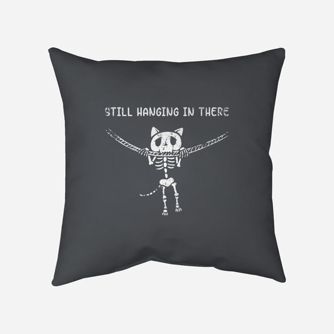 Still Hanging In There-none removable cover w insert throw pillow-Paul Simic
