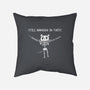 Still Hanging In There-none removable cover w insert throw pillow-Paul Simic
