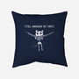 Still Hanging In There-none removable cover w insert throw pillow-Paul Simic