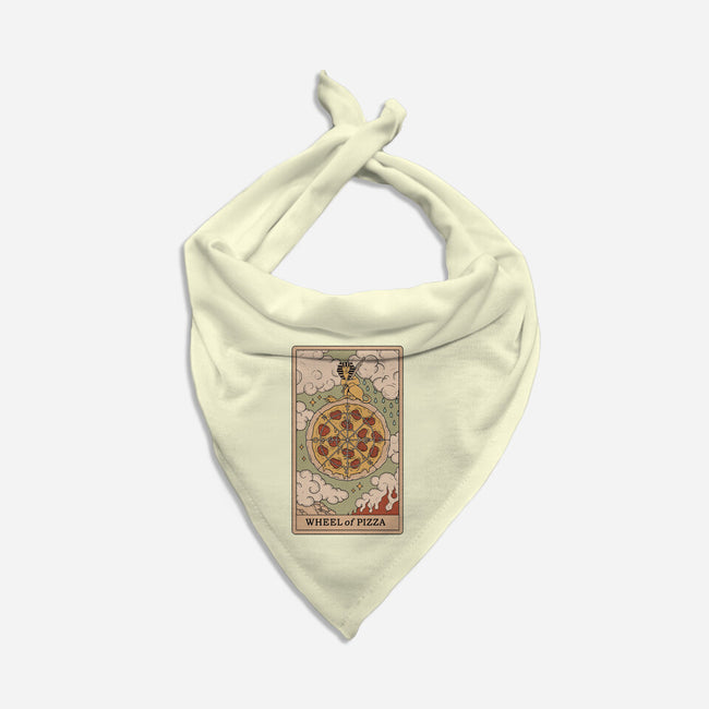 Wheel Of Pizza-dog bandana pet collar-Thiago Correa