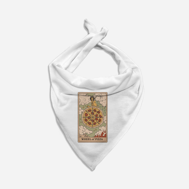 Wheel Of Pizza-dog bandana pet collar-Thiago Correa