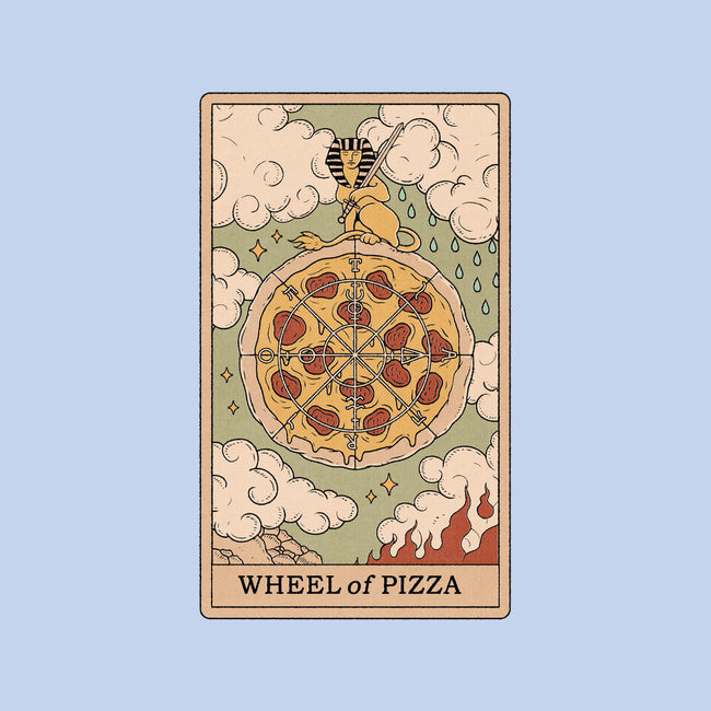 Wheel Of Pizza-unisex basic tee-Thiago Correa