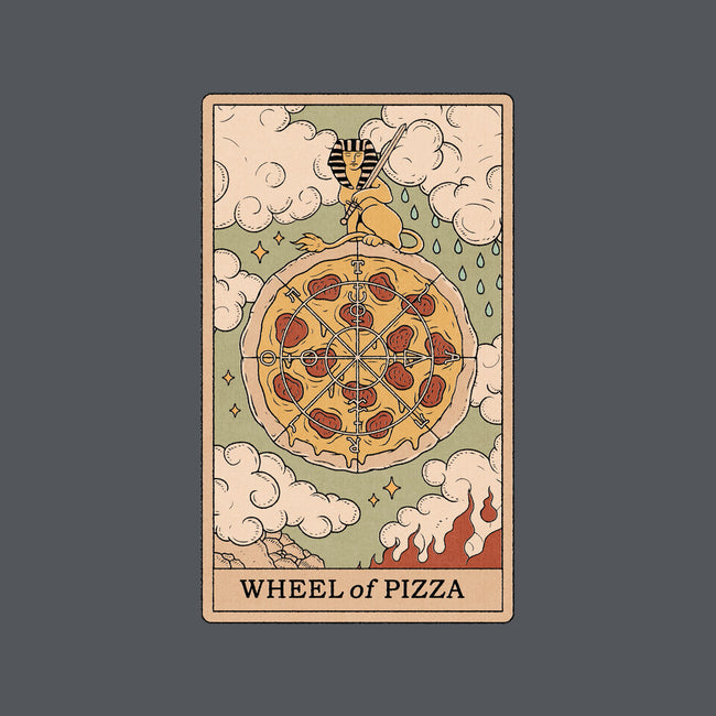 Wheel Of Pizza-none glossy sticker-Thiago Correa