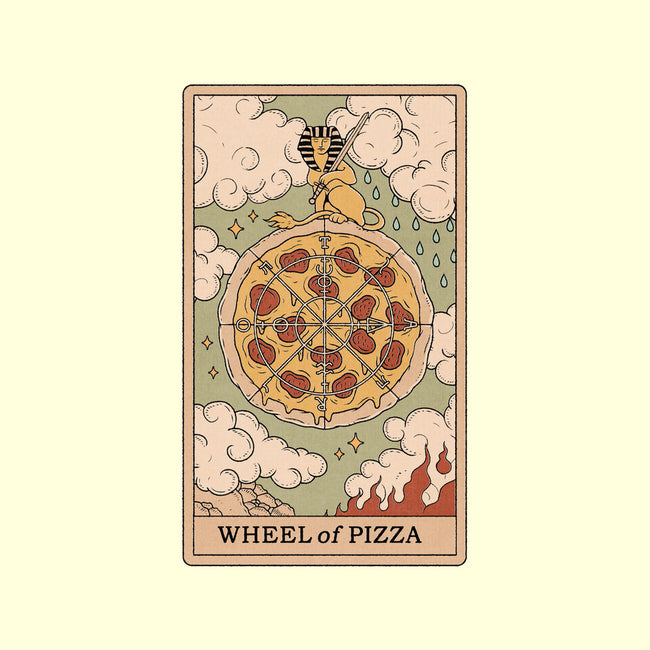 Wheel Of Pizza-none memory foam bath mat-Thiago Correa