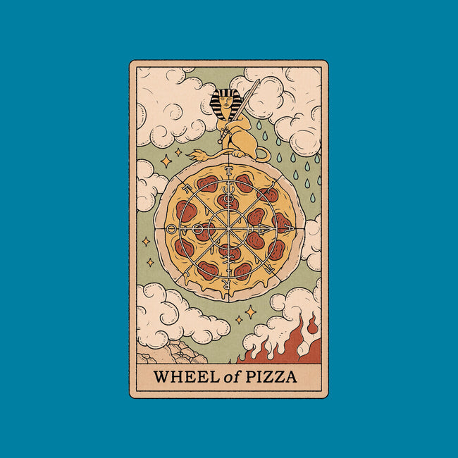 Wheel Of Pizza-womens fitted tee-Thiago Correa