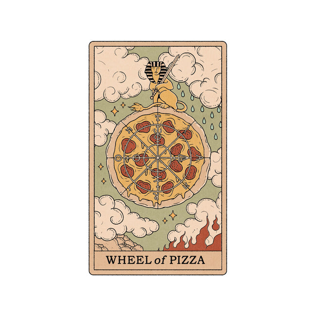 Wheel Of Pizza-womens v-neck tee-Thiago Correa
