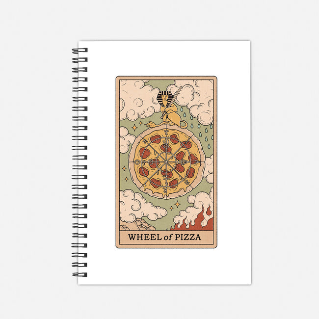 Wheel Of Pizza-none dot grid notebook-Thiago Correa