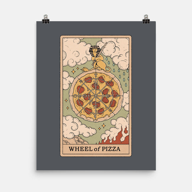 Wheel Of Pizza-none matte poster-Thiago Correa