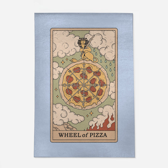 Wheel Of Pizza-none indoor rug-Thiago Correa