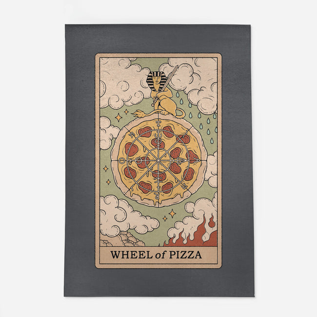 Wheel Of Pizza-none indoor rug-Thiago Correa