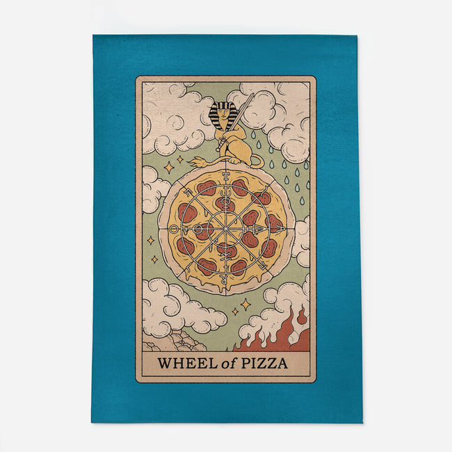 Wheel Of Pizza-none indoor rug-Thiago Correa