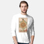 Wheel Of Pizza-mens long sleeved tee-Thiago Correa