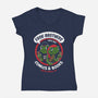 Frog Brothers Comics-womens v-neck tee-Nemons