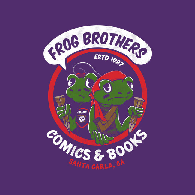 Frog Brothers Comics-none removable cover w insert throw pillow-Nemons