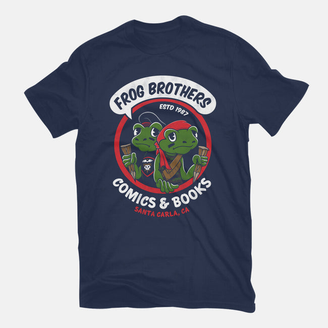 Frog Brothers Comics-womens fitted tee-Nemons