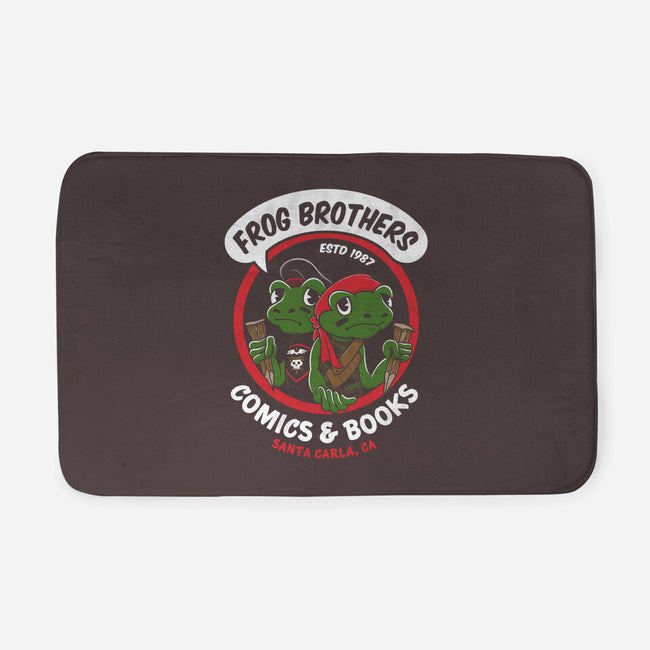 Frog Brothers Comics-none memory foam bath mat-Nemons